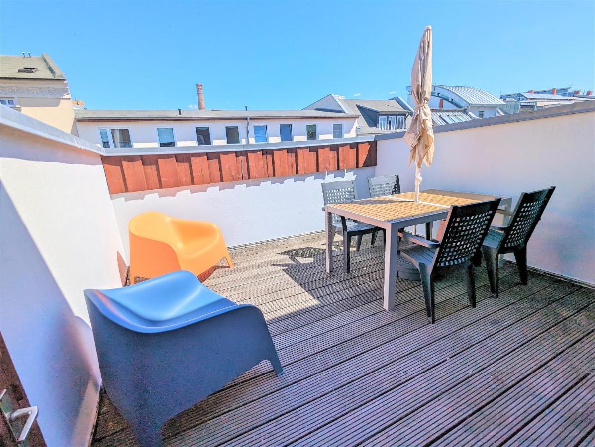 City Apartment "Hans Seat" Rostock Mit Rooftop-Terrasse Bagian luar foto